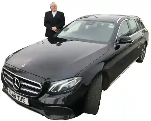 Alan Foxwell with the Kineton Cars fleet